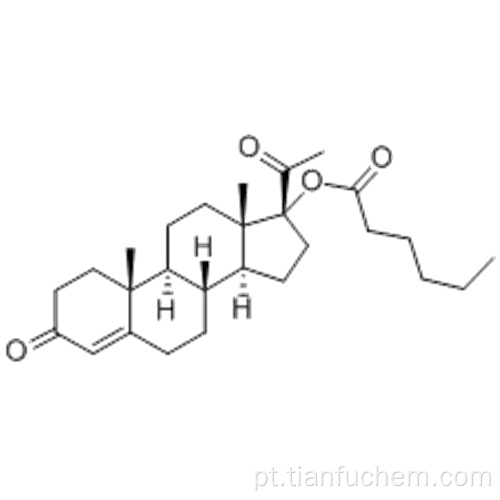 Caproato CAS de 17a-Hydroxyprogesterone 630-56-8